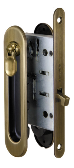 Набор для раздвижных дверей SH.LD152.KIT011-BK (SH011-BK) AB-7 бронза | ZAMAK/Сталь