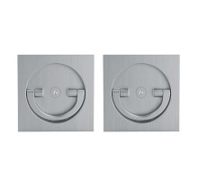 Ручка поворотная для раздвижных дверей SH.QUADRO55.BK8х2 MWSC-33 итальянский тисненый