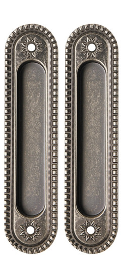 Ручка для раздвижных дверей SH.CL152.010 (SH010/CL) AS-9 античное серебро | ZAMAK