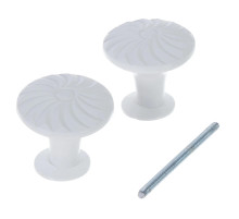 Ручка-кнопка БУ (белый)