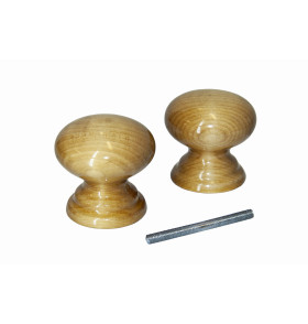 Ручка-кнопка Карел. береза