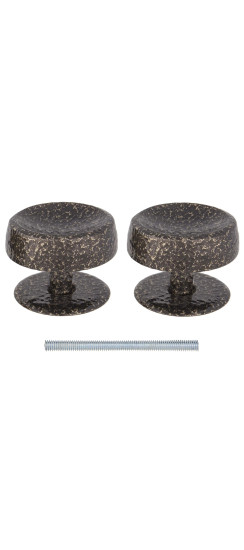 Ручка-кнопка РК-1 (античная бронза) | Порошковая краска