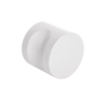 Ручка-кнопка CABIN PVC WH белый (1 шт в пакете)