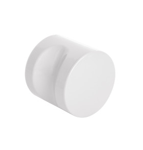 Ручка-кнопка CABIN PVC WH белый (1 шт в пакете)