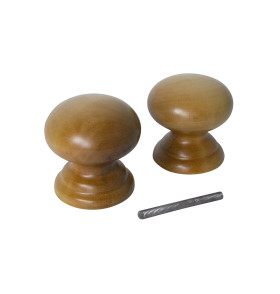 Ручка-кнопка Карел. береза М (матовый)