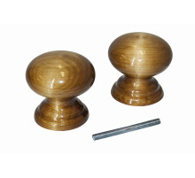 Ручка-кнопка Дуб