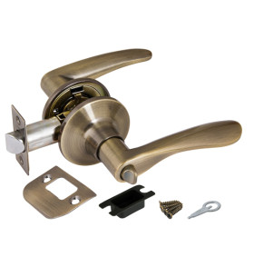 Ручка защелка DK620 AB-BK (6020 AB-B) (фик.) бронза