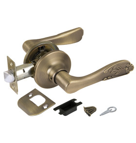 Ручка защелка DK633 MAB-PS (6033 MAB-P) (без фик.) мат.бронза