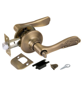 Ручка защелка DK633 MAB-BK (6033 MAB-B) (фик.) мат.бронза