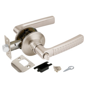 Ручка защелка DK626 SN-BK (6026 SN-B) (фик.) мат. никель