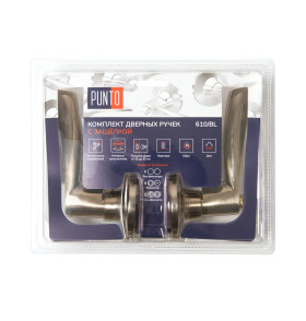 Ручка защелка DK610/BL AB-ET (кл./фик.) бронза