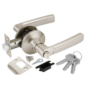 Ручка защелка DK626 SN-ET (6026 SN-E) (кл./фик.) мат. никель