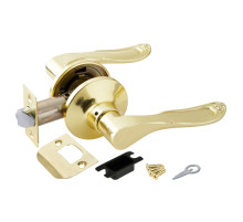 Ручка защелка DK630 PB-PS (6030 PB-P) (без фик.) золото