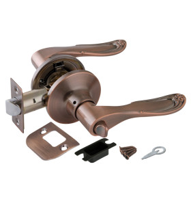 Ручка защелка DK630 AC-BK (6030 AC-B) (фик.) медь