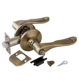 Ручка защелка DK630 AB-BK (6030 AB-B) (фик.) бронза