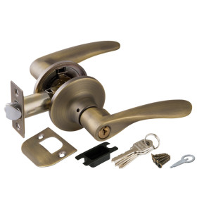 Ручка защелка DK620 MAB-ET (6020 MAB-E) (кл./фик.) мат. бронза