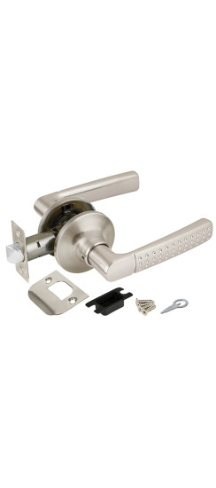 Ручка защелка DK626 SN-PS (6026 SN-P) (без фик.) мат. никель | ZAMAK/Сталь