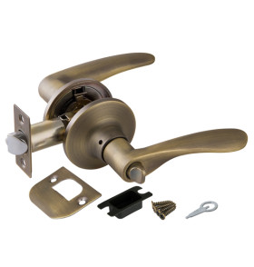 Ручка защелка DK620 MAB-BK (6020 MAB-B) (фик.) мат. бронза