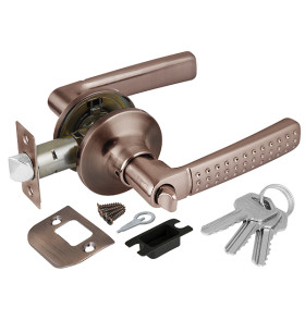 Ручка защелка DK626 AC-ET (6026 AC-E) (кл./фик.) медь