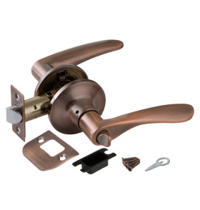 Ручка защелка DK620 AC-BK (6020 AC-B) (фик.) медь