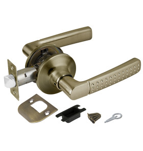 Ручка защелка DK626 AB-PS (6026 AB-P) (без фик.) бронза