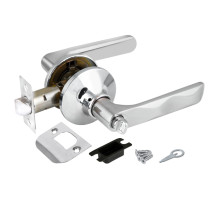 Ручка защелка DK624 CP-BK (6024 CP-B) (фик.) хром