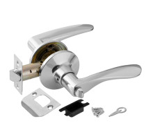 Ручка защелка DK620 CP-BK (6020 CP-B) (фик.) хром