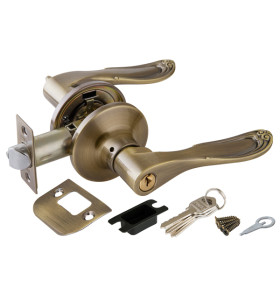 Ручка защелка DK630 AB-ET (6030 AB-E) (кл./фик.) бронза