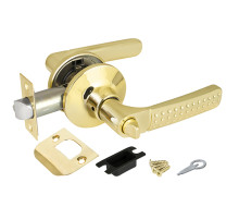 Ручка защелка DK626 PB-BK (6026 PB-B) (фик.) золото