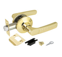 Ручка защелка DK626 PB-PS (6026 PB-P) (без фик.) золото