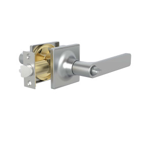 Ручка защелка DK710/BL CP-BK (фик.) хром