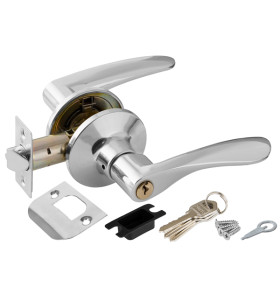 Ручка защелка DK620 CP-ET (6020 CP-E) (кл./фик.) хром