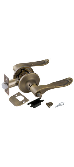 Ручка защелка DK630 MAB-BK (6030 MAB-B) (фик.) мат.бронза | ZAMAK/Сталь