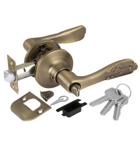 Ручка защелка DK633 MAB-ET (6033 MAB-E) (кл./фик.) мат.бронза