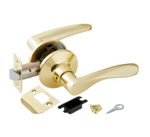 Ручка защелка DK620 PB-PS (6020 PB-P) (без фик.) золото