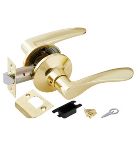 Ручка защелка DK620 PB-PS (6020 PB-P) (без фик.) золото