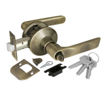 Ручка защелка DK624 AB-ET (6024 AB-E) (кл./фик.) бронза