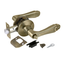 Ручка защелка DK637 AB-BK (6037 AB-B) (фик.) бронза