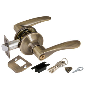 Ручка защелка DK620 AB-ET (6020 AB-E) (кл./фик.) бронза