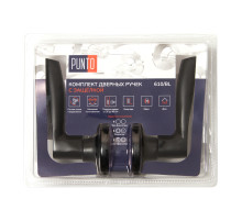 Ручка защелка DK610/BL BL-PS (без фик.) черный