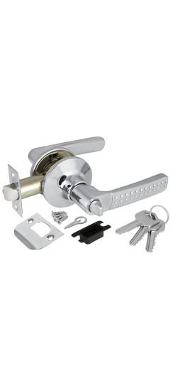 Ручка защелка DK626 CP-ET (6026 CP-E) (кл./фик.) хром | ZAMAK/Сталь