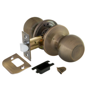 Ручка защелка DK672 AB-PS (6072 AB-P) (без фик.) бронза