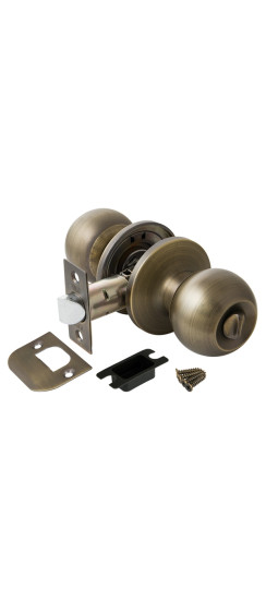 Ручка защелка DK672 MAB-BK (6072 MAB-B) (фик.) мат. бронза | Сталь