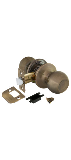 Ручка защелка DK682 AB-PS (6082 AB-P) (без фик.) бронза | Сталь