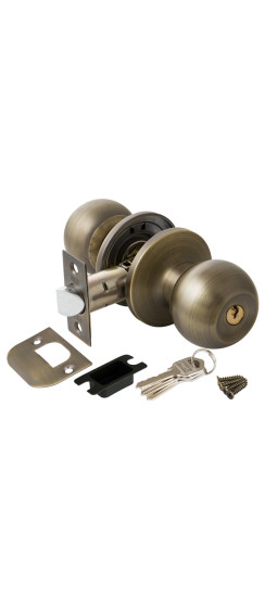 Ручка защелка DK672 MAB-ET (6072 MAB-E) (кл./фик.) мат. бронза | Сталь