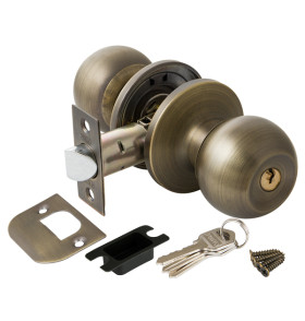 Ручка защелка DK672 MAB-ET (6072 MAB-E) (кл./фик.) мат. бронза