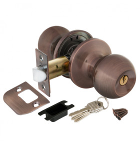 Ручка защелка DK672 AC-ET (6072 AC-E) (кл./фик.) медь