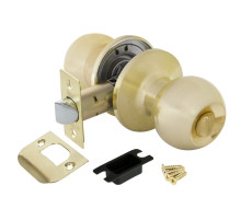 Ручка защелка DK672 SB-BK (6072 SB-B) (фик.) мат. золото