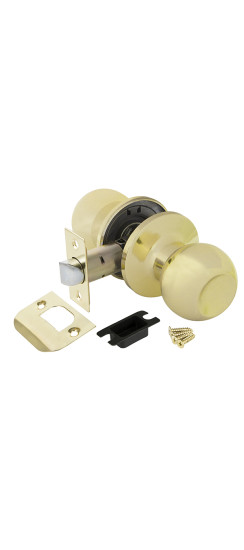 Ручка защелка DK682 PB-PS (6082 PB-P) (без фик.) золото | Сталь