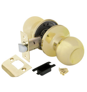 Ручка защелка DK672 PB-PS (6072 PB-P) (без фик.) золото